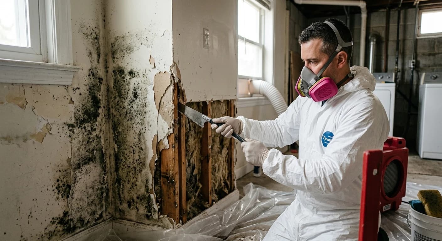 Professional mold removal work - Can mold damage your home structurally?