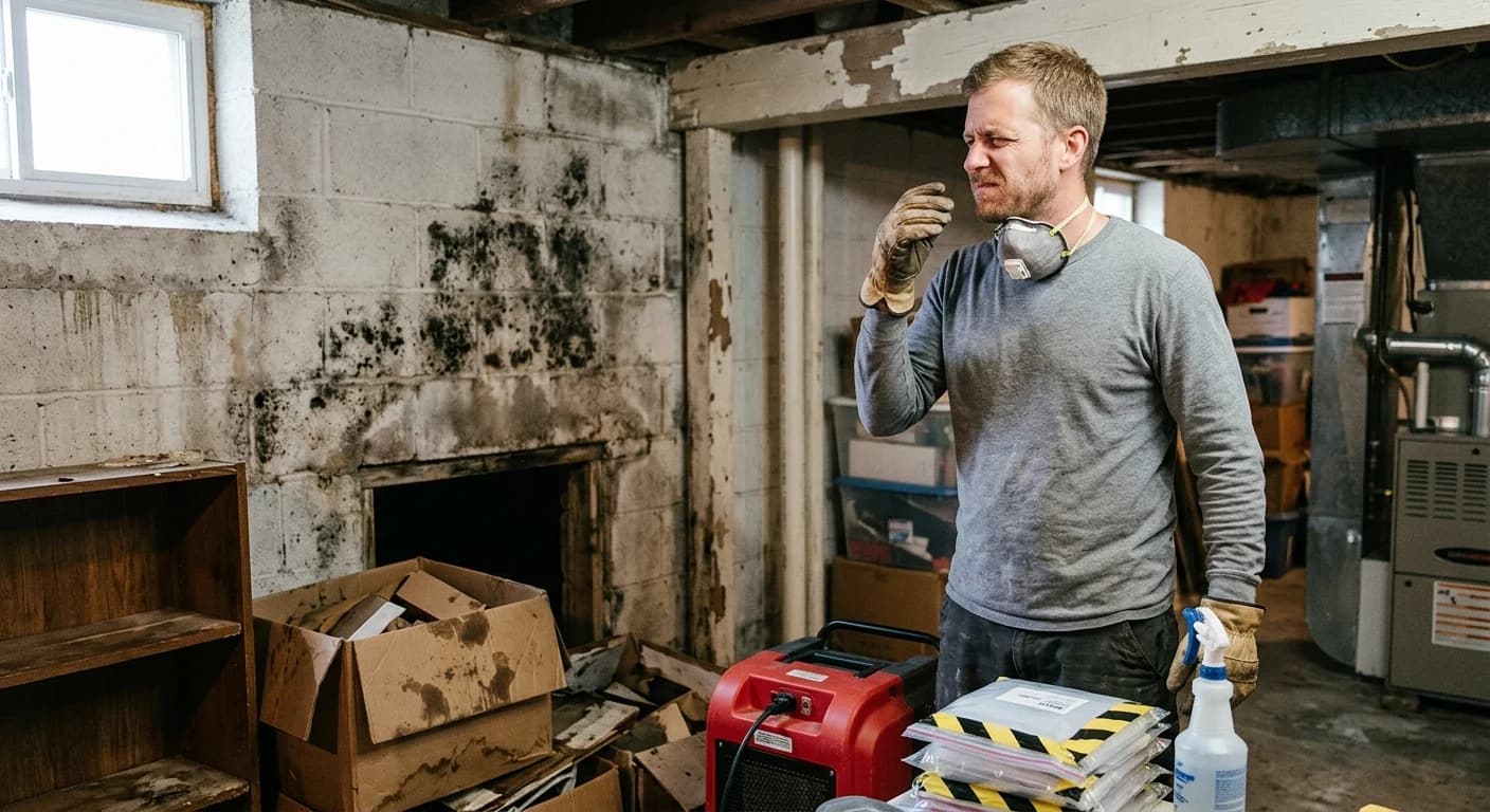 Professional mold removal work - What kind of odors indicate mold presence?